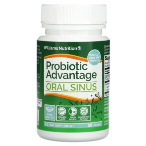 Williams Nutrition Probiotic Advantage Oral Sinus Cinnamon 50 Lozenges 678829241173