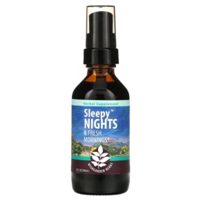 WishGarden Herbs Sleepy Nights & Fresh Mornings 2 fl oz (59 ml) 656490556727