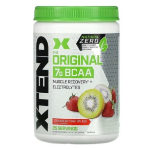 Xtend The Original 7G BCAA Natural Zero Strawberry Kiwi Splash 13 oz (367.5 g) 842595107715