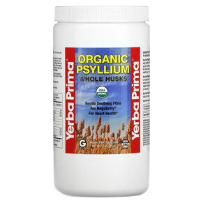 Yerba Prima Organic Psyllium Whole Husks 12 oz (340 g) 046352001319