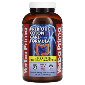 Yerba Prima Prebiotic Colon Care Formula 12 oz (340 g) 046352002040