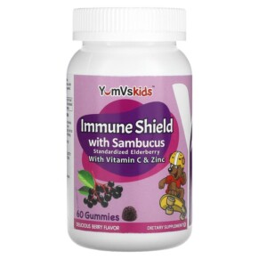 Yum-Vs Immune Shield with Sambucus Berry 60 Gummies 899105001230
