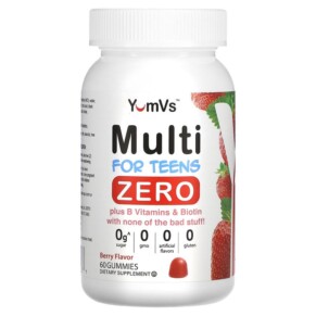 Yum-Vs Multi For Teens Zero Berry 60 Gummies 810048612277