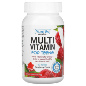 Yum-Vs Multi Vitamin for Teens Raspberry 60 Jellies 899105001889