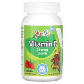 Yum-Vs Vitamin D Berry 25 mcg (1.000 IU) 60 Jellies 899105001162