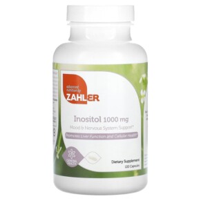 Zahler Inositol 1.000 mg 120 Capsules 848998082529