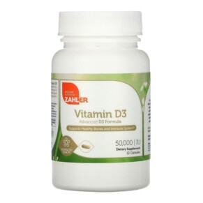 Zahler Vitamin D3 50.000 IU 10 Capsules 848998082017