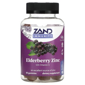 Zand Immunity Elderberry Zinc With Vitamin C 60 Gummies 041954667437
