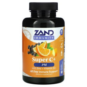 Zand Immunity Super C+ PM With Zinc/Vitamin D3 60 Tablets 041954142088