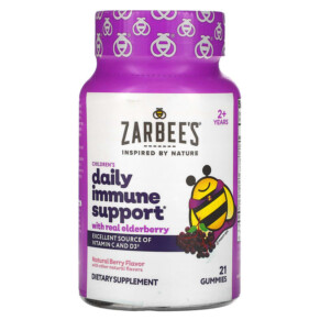 Zarbee's Children's Daily Immune Support 2+ Years Natural Berry 21 Gummies 898115002732