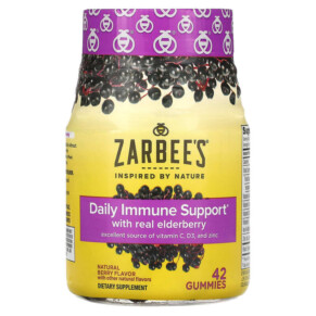 Zarbee's Daily Immune Support Natural Berry 42 Gummies 857647007417