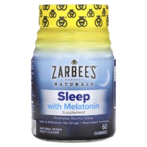 Zarbee's Sleep with Melatonin Natural Mixed Fruit 60 Gummies 857647007158