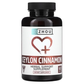 Zhou Nutrition Ceylon Cinnamon 60 Capsules 859805006041