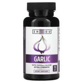 Zhou Nutrition Garlic Extra Strength 90 Coated Tablets 859805006126