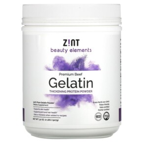 Zint Premium Beef Gelatin Thickening Protein Powder 32 oz (907 g) 817516022118