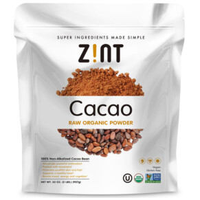 Zint Raw Organic Cacao Powder 32 oz (907 g) 817516020374