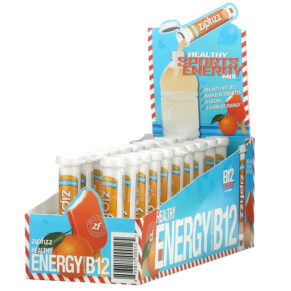Zipfizz Healthy Sports Energy Mix with Vitamin B12 Orange Cream 20 Tubes 0.39 oz (11 g) Each 893811000525